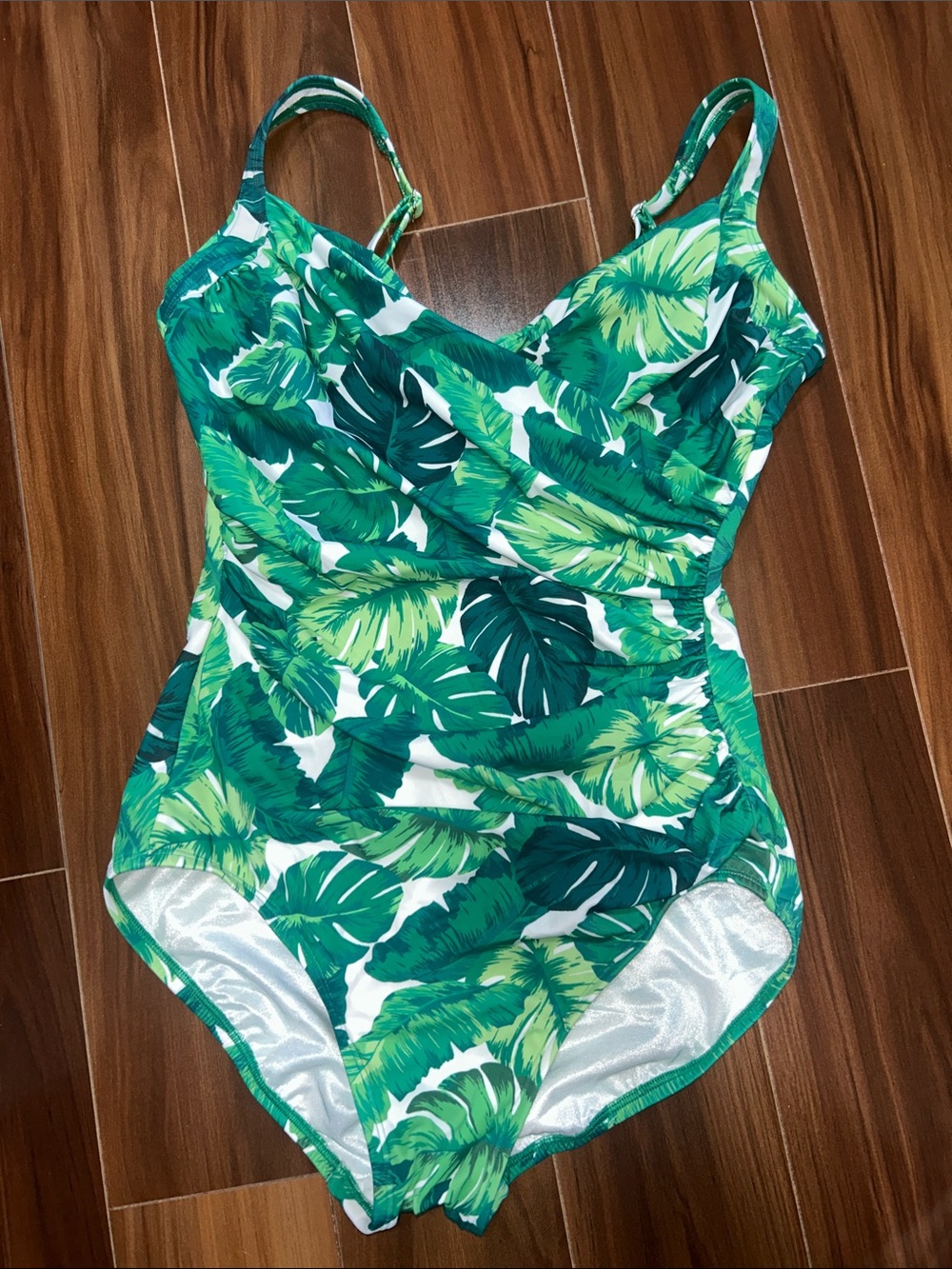 Size 12 Talbots x miraclesuit firm control one piece swim swimsuit